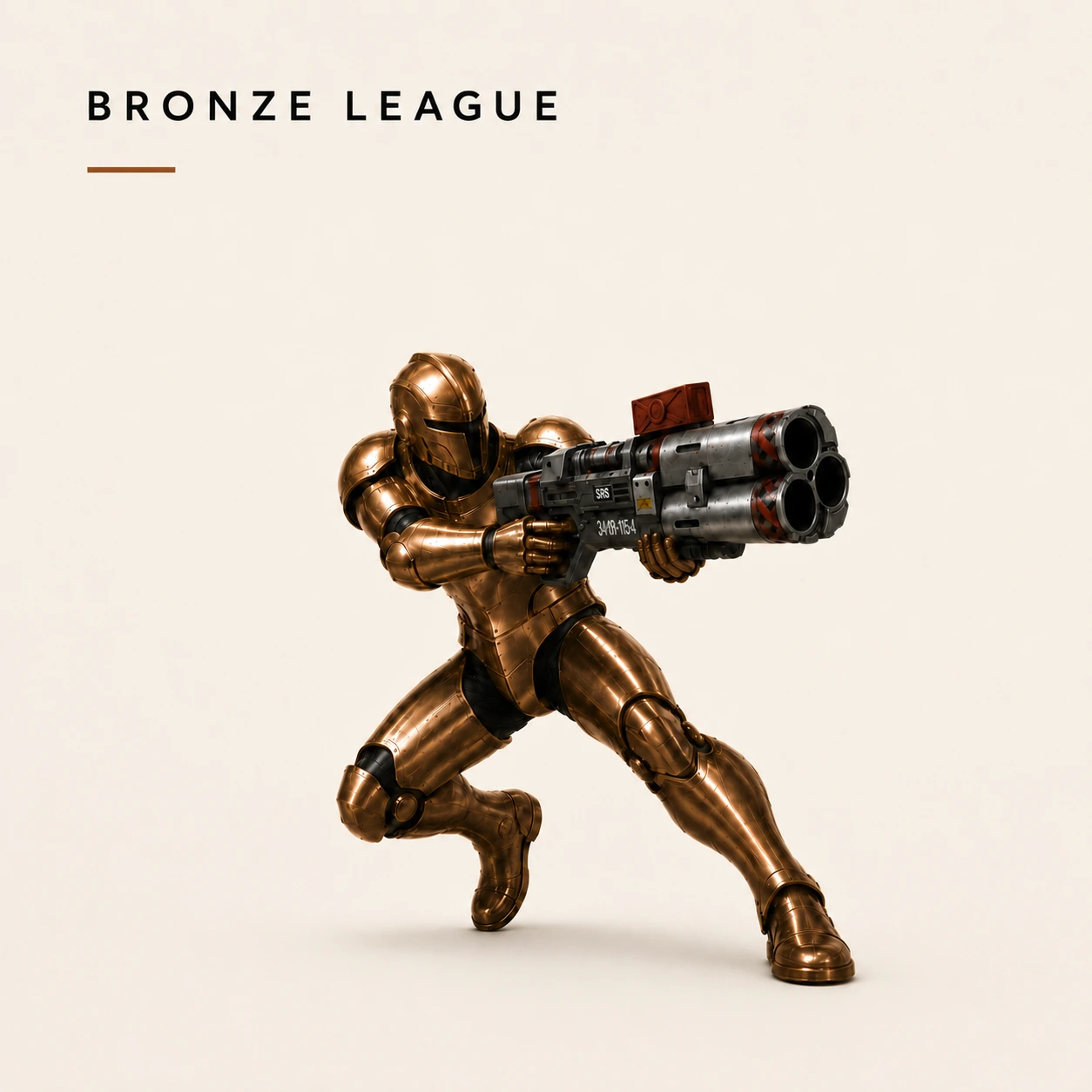 Bronze League champion with the original league weapon