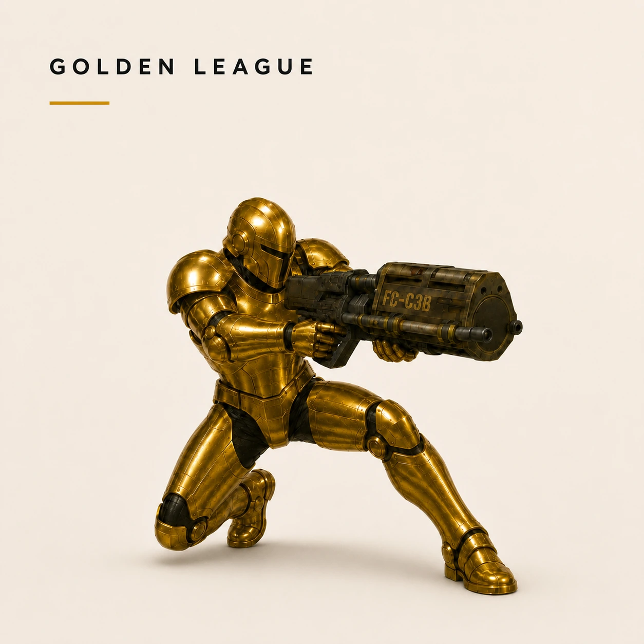 Golden League champion with the original league weapon